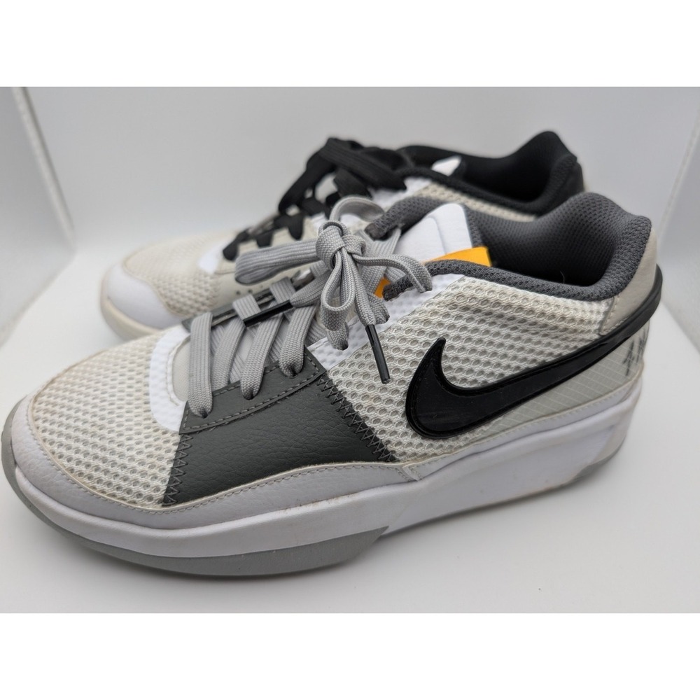 Nike JA Morant 1 'Wet Cement' Size 5Y Smoke Grey White‎ Basketball DX2294-101